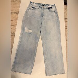 Rewash Light Blue Straight Leg Jeans